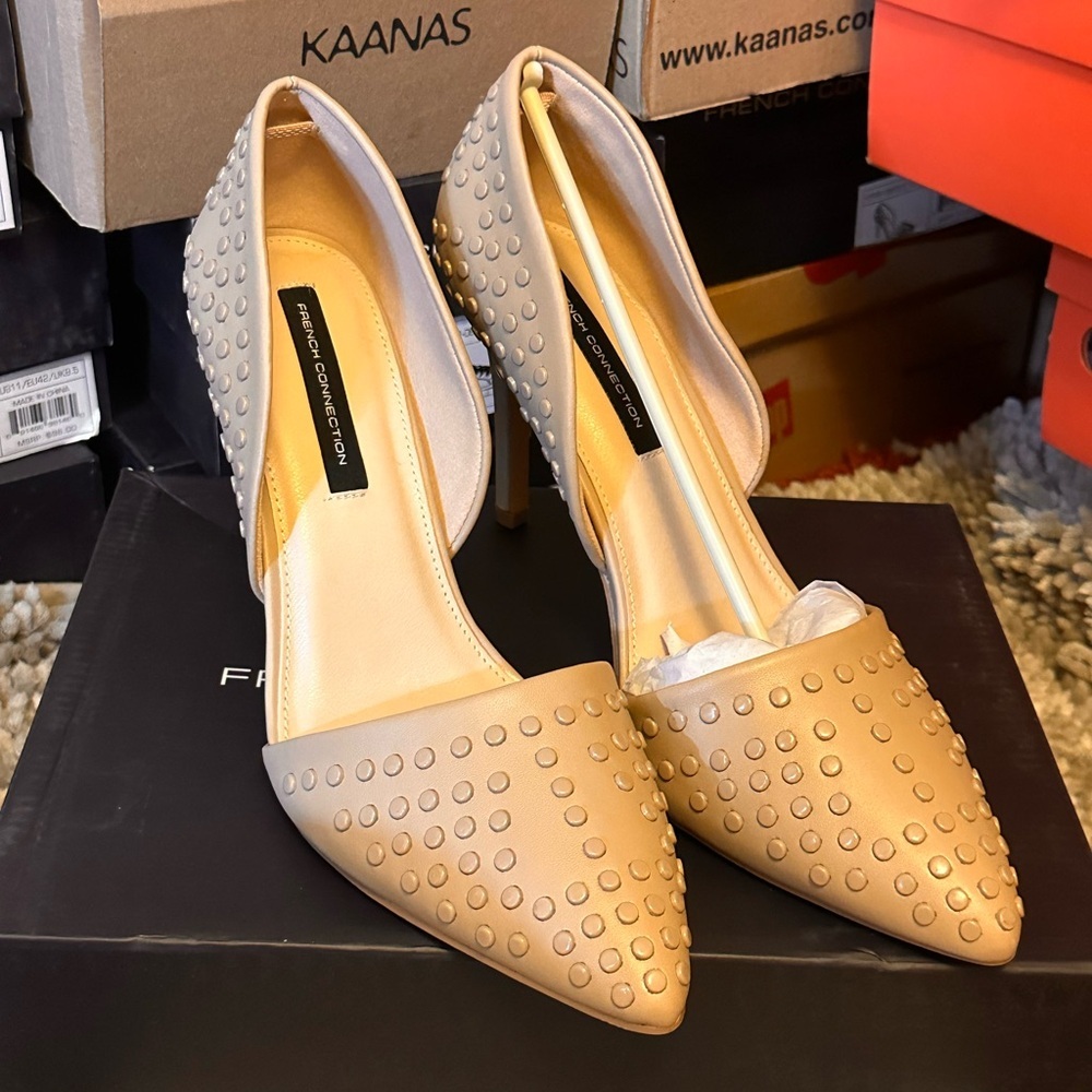 These are French Connection Women's Forever Studded Pumps